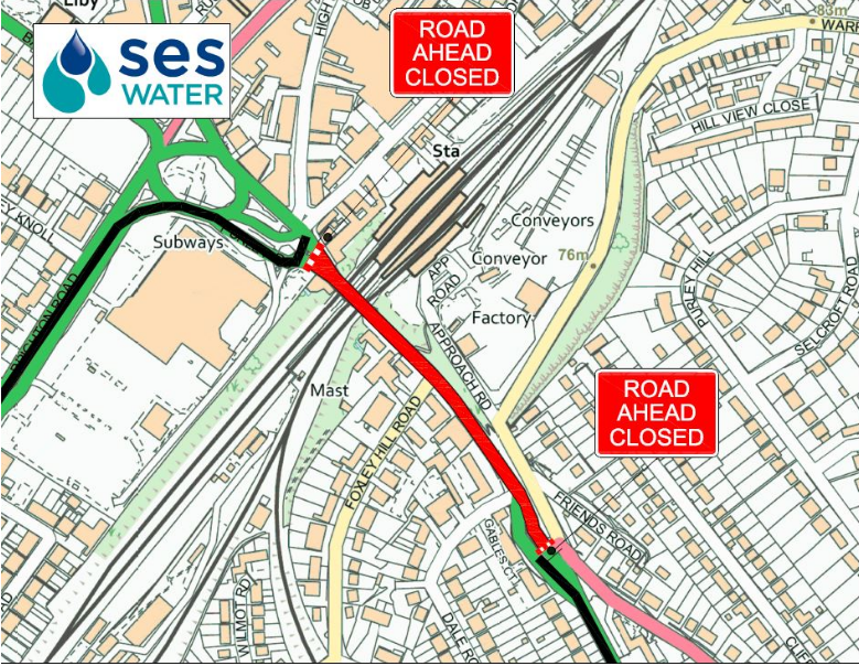 Road closures for upgrade of water network Croydon Conservatives